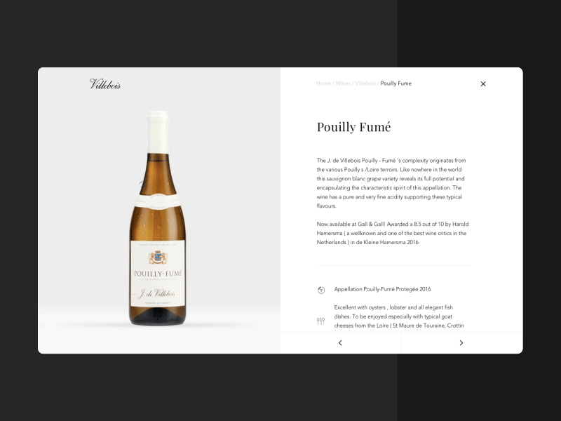 Wine Bottle Informations 🥂 animation bottle french medal slider wines wonderland