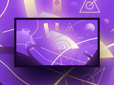 ▲ Lets Make Shapes ▲ | 58 | Abstract affinity designer design glow gradient graphics letsmakeshapes sci fi shape visual