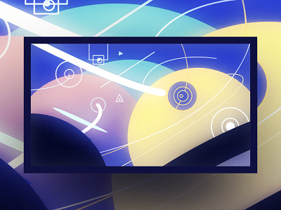 ▲ Lets Make Shapes ▲ | 57 | Abstract affinity designer design glow gradient graphics letsmakeshapes sci fi shape visual