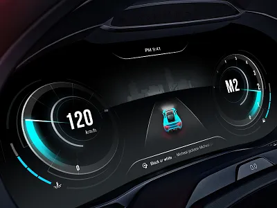 Car UI Concept car car ui concept dashboard hmi