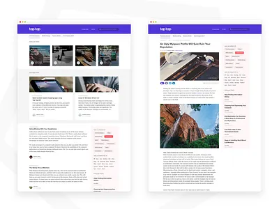 Blog Home & Detail blog blog categories blog category blog design blog home blog post tags