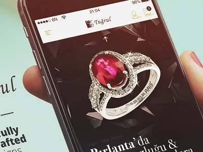 Tugrul Mobile 6noran cart design ecommerce inspiration jewel mobile sexy startup ui uidesign ux
