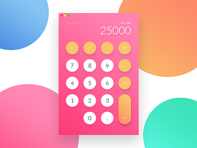 Daily UI #003 - Calculator calculator calculator ui daily ui daily ui calculator design material material design minimalist photoshop ui user interface