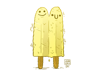 Popsicle friends blake stevenson cartoon cute food hipster illustration jetpacks and rollerskates jetpacksandrollerskates kids popsicle