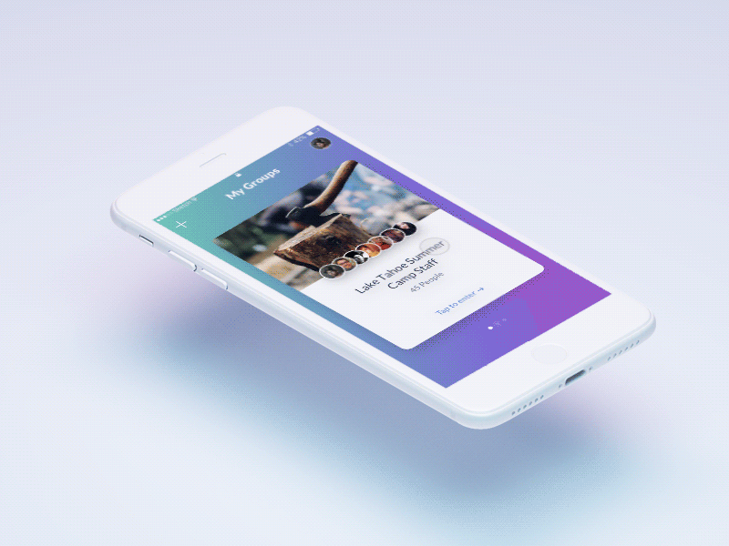Card Swipe Animation animation app app design cards interaction interface ios parallax swipe ui user experience ux