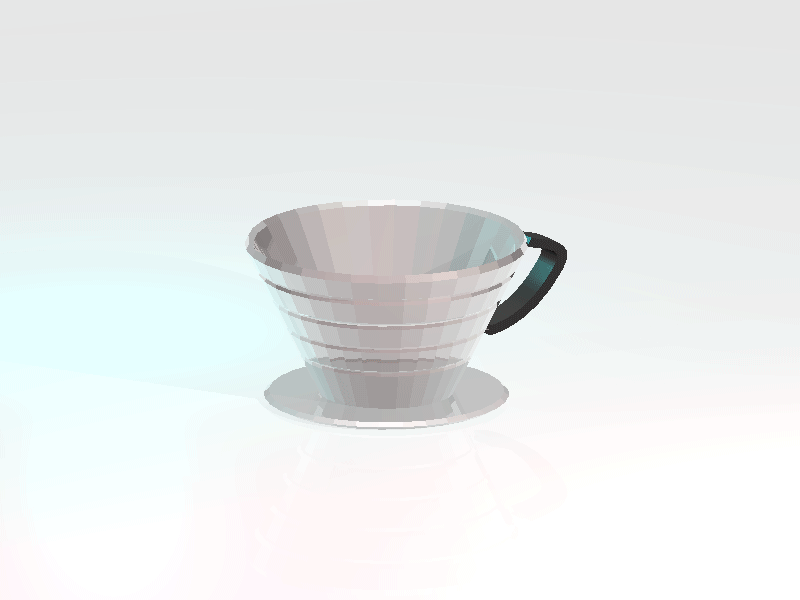 Kalita 3D model 3d blender coffee