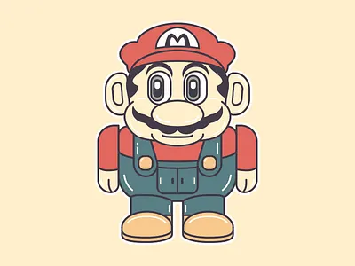 Mario Zone game boy gaming icon illustration mario nes nintendo retro