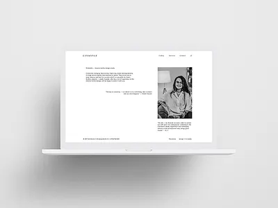 EJtekstile | Web Design aesthetics branding design grid identity layout macbook minimal unique web webdesign