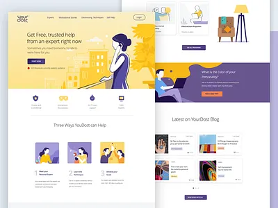 Emotional Wellness design emotional expressive mental wellness web experience wellness