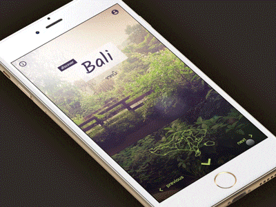 Concept: Travel Inspiration App bali framer ios motion nepal smooth transitions travel ui vietnam