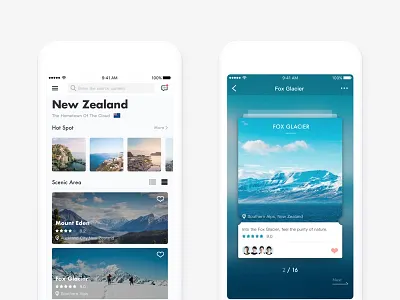 Travel app card concept find flow navigation social travel ui ux