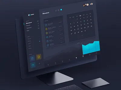 Dash - Dashboard UI Kit admin calendar dashboard download free freebie dark graph kit sketch stats ui