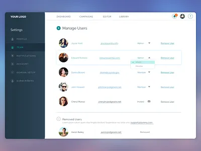 Dashboard design for a client. dashboard design freebie google icon material minimal modern ui ux vector web website