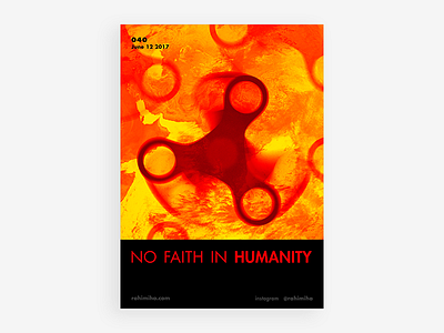 Day 040 daily futura gradient graphic design poster red vector yellow