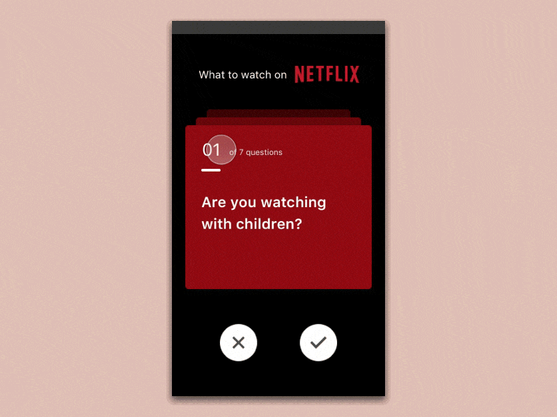 Movie Recommendation App animation app app ui card netflix principle swipe ui
