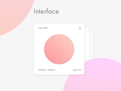 Web Gradients Interface (Freebie) clean flat inspiration free download freebie gradient psd sketch ui design ui kit ux web
