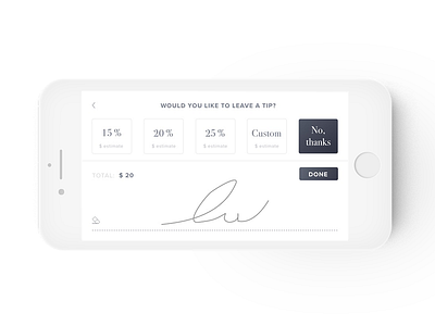 Tip? No, thanks checkout dark patterns design gratuity gui interface minimal signature tip ui user experience ux