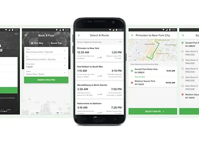 Ourbus - Book A Pass android app booking bus commute pass routes