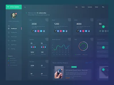Fitness Dashboard Exploration Dark Concept analytics chart crypto crypto dashboard data forum futuristic product statistics stats train ui
