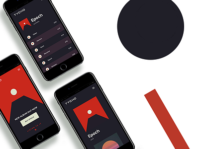 Tycho - Responsiv Website behance case music responsiv study tycho website