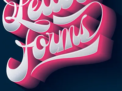 When Pixels Meet Letterforms 3d handlettering letterforms lettering nectar pixel art pixels poster vector