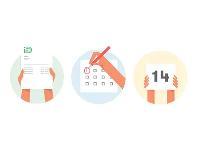 Spot illustrations bill flat colour hands id mobile illustration money phones smartphone vector wallet