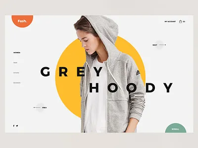 Fashion2 design e commerce fashion landing product shop ui ux web website