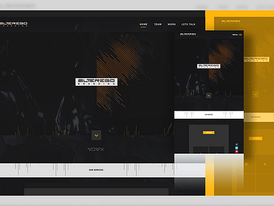 AlterEgo Ink UI app interface phone ui webdesign