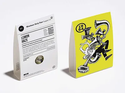 1964 Supply Co. cannabis illustration illustrator ink weed