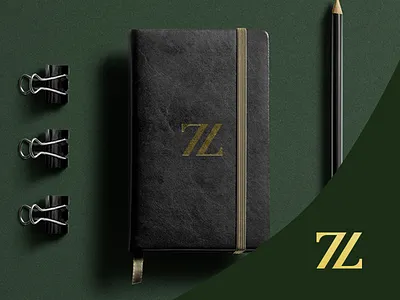 Z 7 monogram note pad 7 letter letter mark logo logos mark monogram set seven symbol z