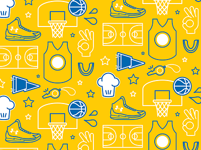Golden Doodle 3 points basketball chef curry curry golden state golden state warriors mouthguard nba finals splash brothers steph curry under armour warriors