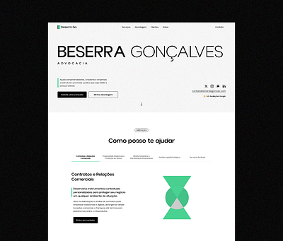 Landing page for an Advocacy office advocacy landing page minimalist typography hero ui webdesign webflow white