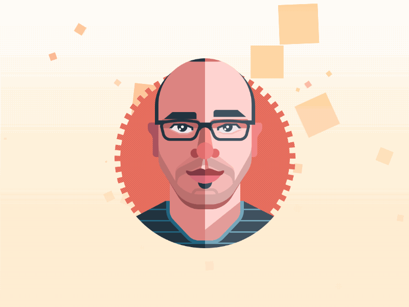 Salvatore Aranzulla Day animation aranzulla css3 flat geometric portrait salvatore