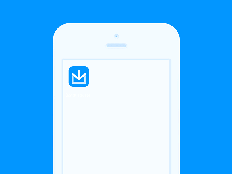 Send Request app clean files product design simple transfer web website