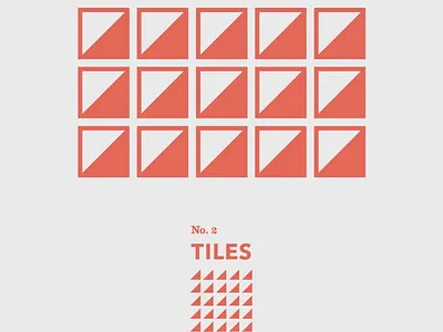 Tiles: No. 2 abstract geometric shapes tiles travel weather