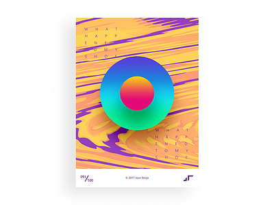Poster Day #091 challenge colors cool design gradient minimal modern pattern poster posterchallenge