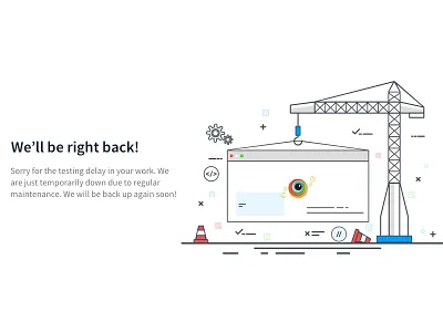 Under Maintenance 404 503 error oops under maintenance