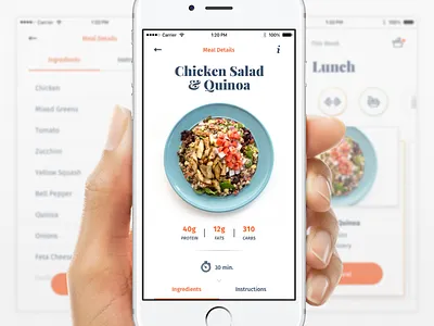 Ēvolve – Health Made Simple (concepts) app fitness health icons list onboarding pota recipe schedule serif ui ux