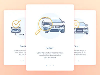 Car Illustrations icons illustration illustrator tabs ui