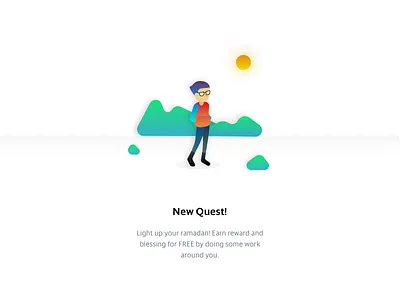 New Quest artwork error page error state illustration server ui ux