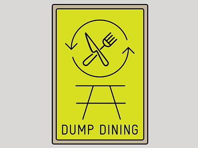 Dump Dining branding graphic design interaction design logo social impact speculative design