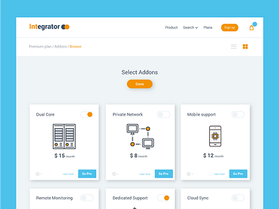 IT Infrastructure UI app cards it ui webapp
