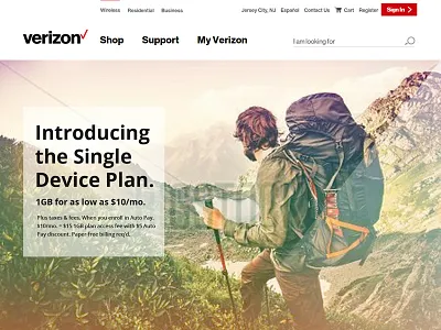 Verizon Landing Page landing page verizon