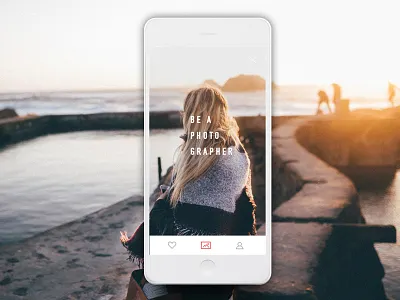 Photography App app contest design interface ios photography product ui ux