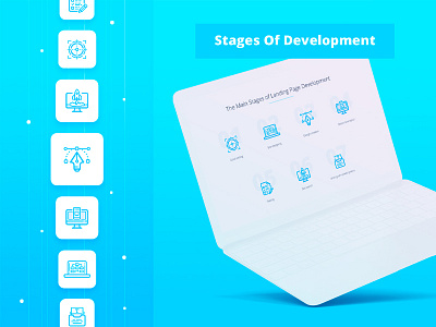 Icons for Website blue icons