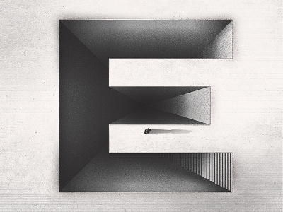 Telling Stories With Letters black design dimension illustration letter typography white