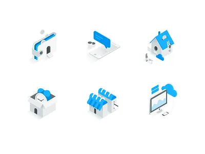 Isometric illustrations empty finance gradient icons illustrations isometric it mobile money onboarding placeholder state