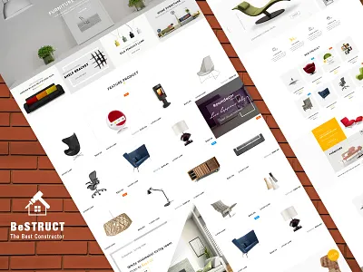 Powerful Construction Shop Homes from BeStruct construction wordpress theme new theme web design woocommerce theme