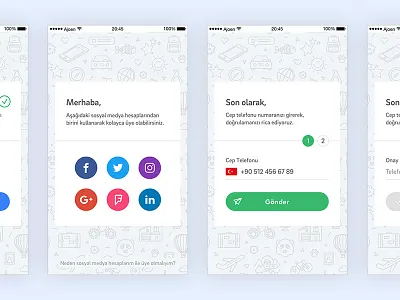 Butik Deneyimler - Registration app butik deneyimler mobile registration ui ux