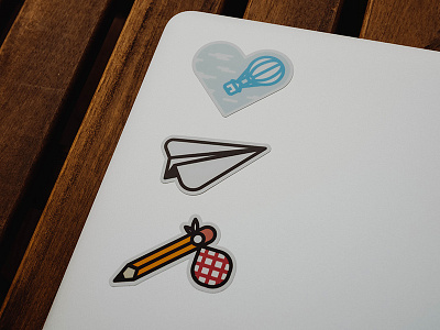 Cute Little Nomad Sticker Pack airplane cute heart little nomad pack pencil sticker